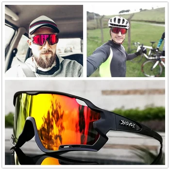 Uus Mtb Mootorratta Polariseerivast Klaasidega Uv400 Lahe Jalgratas Klaasid Kalapüügi Spordi Päikeseprillid Mees Jalgrattaga Kaitseprillid 5 Objektiivid