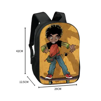 Aafrika Poiss Prindi Seljakott Lastele Lasteaia Seljakott Teen Kooli Kott Must Poiss Suure Mahutavusega Reisikott Bookbag