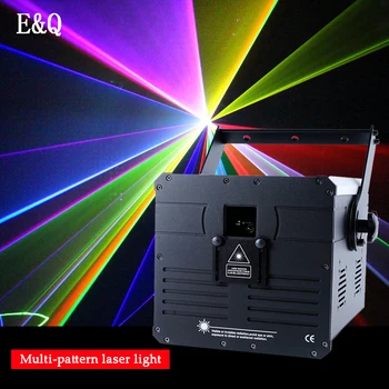 4W Suure Võimsuse Animatsiooni DMX 512 Skänner Laser Valgust RGB Värviline Pool Jõulud DJ Disco Laser Valgus