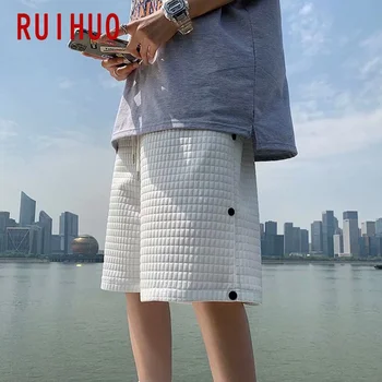 RUIHUO Vabaaja Streetwear Püksid Meestele Stiilis Suve Riided Meeste Püksid, Mille Taskud M-2XL 2021 Uued tooted