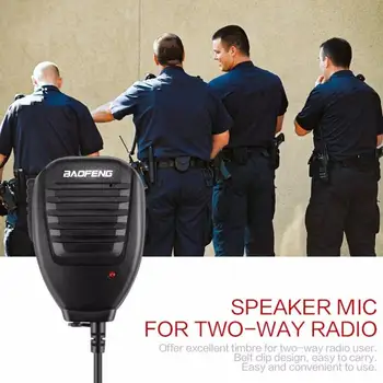 Kaasaskantav Kõlar Mikrofon Midland Raadioside Tarvikud Baofeng 888S 5R UV82 8D 5RE 5RA Kõlar kahesuunaline Raadio
