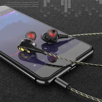 In-Ear Kõrvaklapid Liikuv Spiraal Juhtmega Kõrvaklapid Nisu Gaming Headset Apple Android Telefonid