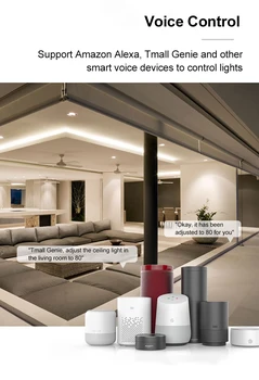 4 tk smart WIFI RGB LED riba kontroller sisseehitatud automaatika moodulit toetama alexa muusika hääl magic home pro APP