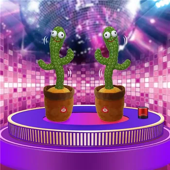Tantsimine Cactus Kõlar Keerates Laulu Räägi Captus Tantsija Cactus Elektroonilise Palus Mänguasjad Kingitus Lastele Hariduse või Sõbrad