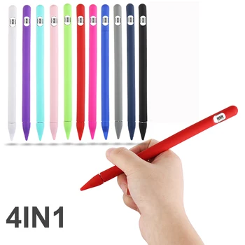 Värviline Pehmest Silikoonist ühildub Apple penaali ühildub iPad Tablet Touch Pen Pliiatsiga Kaitsev Ümbris Kate