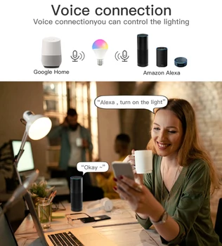 15W E27 B22 Wifi Smart LED Lambid RGB+CCT hääljuhtimine Lamp Ajastamise Funktsiooni Juhitava Magic Pirn Alexa/Google Kodu