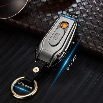 Uus Kompass / Watch Kergem Võtmehoidja / Väike Taskulamp, Kergem Sigareti Laadimine USB Elektroonilised Süütajad Äri Kingitus