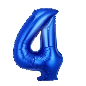 30 Tolline Foolium Sinine Kolbides Teenetemärgi Sünnipäevaks Banner Heelium 1. Number Õhupalli Baby Shower Pulmapidu Tarvikud
