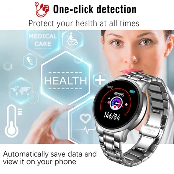 LIGE Uus Terasest Smart Watch Meeste Veekindel sport IOS Südame löögisageduse, vererõhu -, kõne Teavet smartwatch Fitness tracker