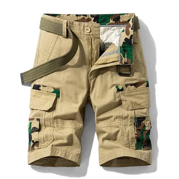 2021 Mens Suvel Puuvillased Cargo Püksid Uued Army Tactical Püksid Püksid Lahti Tee Vabaaja Multi-tasku Sõjalise lühikesed Püksid Meeste
