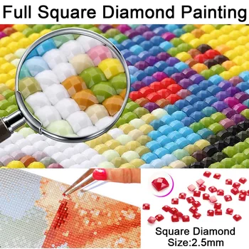 5D Diy Mosaiik Komplektid Diamond Maali ristpistes Täielik Teemant Tikandid Sun Moon Mandala Square Rhinestone Maali Puzzle