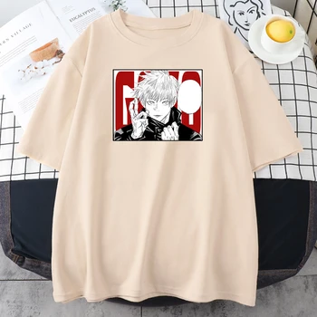 Gojo Kaisen Jujutsu Ilus Naiste T-Särk Harajuku INS Mood Tshirt korea Stiilis Topid 2021 Suvel Pehmed Naiste T-Särgid Anime