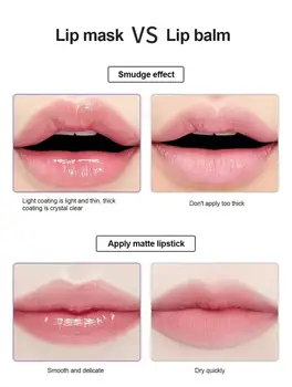 Cappuvini huuleläige Taruvaik Niisutav huulepalsam Lip Mask Anti-wrinkle Anti-krakkimise Toitev Lip Care Unisex Huule Õli TSLM1