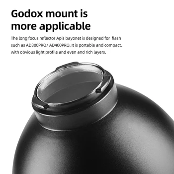 Godox AD-R12 Pikk Tähelepanu Helkuri AD300PRO AD400Pro Pühendatud Tarvikud - Godox Mount