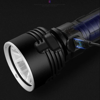 Z35 Super Võimas LED Taskulamp L2 XHP70 Taktikaline Taskulamp USB Laetav Linterna Veekindel Lamp Ultra Ere Latern Telkimine