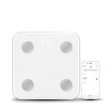 Bluetooth-Body Fat Scale BMI Kaalud Digitaalne LED Smart Kaalu Skaala Tasakaalu Keha Koostise Analüsaator Vannituba Kaalud