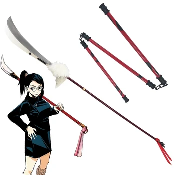 Jujutsu Kaisen Zenin Maki Oda Mänguline Pilv Kolm Punkti Stick Relva Halloweeni Karneval Väljamõeldud Isik Anime Cosplay Rekvisiitide