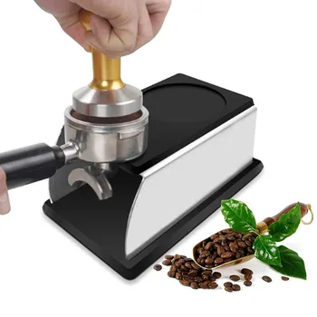 Vastupidav Kohvi Tujusid Seista Roostevabast Terasest Espresso Tampimist Seista kohvimasina Kohvi Omanik Hammas Matt Barista Vahendid