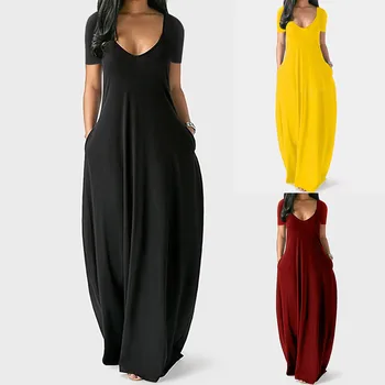 Pluss Suurus 5xl Seksikas Naiste Kleit Suvel 2021 Tahke Vabaaja Varrukateta Maxi Kleit Naiste Pikk Kleit Dropshipping Lady Kleidid