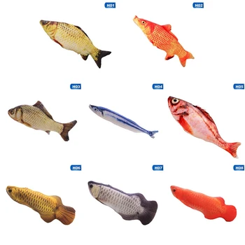 Palus Creative 3D Karpkala Kala Kuju Kassi Mänguasi Kingitus Armas Simulatsiooni Kala Mängib Mänguasi Lemmikloomade Kingitused Kala Täistopitud Nukk Padi