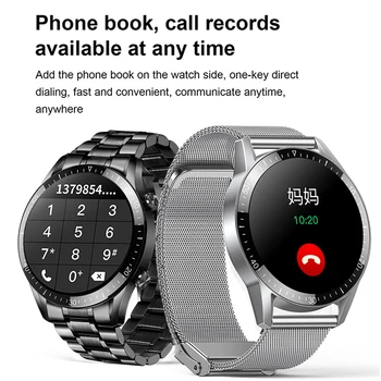 Bluetooth Telefoni Smart Watch Meeste Veekindel Sport Fitness Vaata Tervis Tracker Ilm Ekraan 2021 Uus smartwatch meeste GT