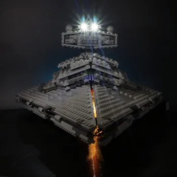 LED Light Set Star War Imperial Super Hävitaja 75055 DIY Mänguasjad Plokid Ei Sisalda Mudel