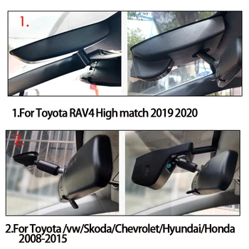 Car DVR Wifi videosalvesti Kriips Cam Kaamera Toyota RAV4 Kõrget mängu 2008~2018~020 kõrge kvaliteedi Öise nägemise Novatek 96658