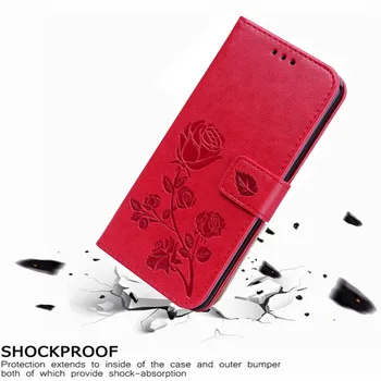 Luksuslik Nahast Flip Book puhul Sony Xperia XZ Premium / XZS / XR Roosi Lille Rahakott Seista Juhul, Telefon Kata Kott coque