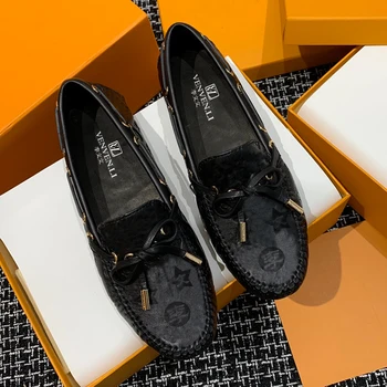 2021 uus stiil Doudou kingad naiste kingad hingav vibu ühe pedaali laisk kingad sõidu kingad korter põhja vabaaja jalatsid