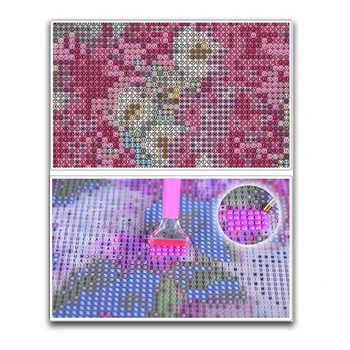 Diamond Mosaiik Täis Ekraan Lill Diamond Maali Lilled DIY Diamond Tikandid Õie Beadwork Home Decor