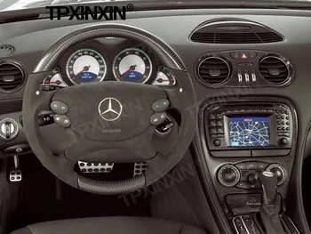 64G Carplay autoraadio Stereo Vastuvõtja Android Benz SL R230 2001 2002 2003 2004 IPS DSP GPS Navi Mängija, Auto Audio juhtseade