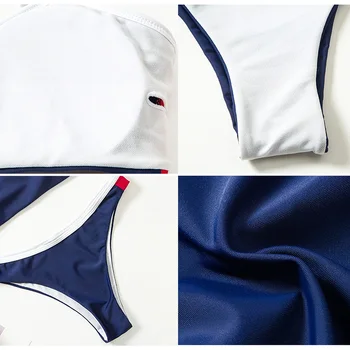 Sport Bikinis Naiste 2020 Thong Segast Supelrõivad ujumispüksid Kaks Tükki Supelrand Kanda Rihmad Mujer Ujumistrikood Bikiinid komplekti