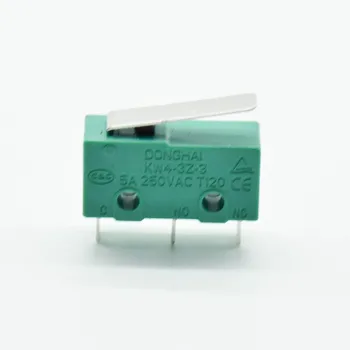5TK piirlüliti 3D Printer 3 Pin N/a N/C Micro Limit Switch 3D Printer Tarvikud Tasuta Kohaletoimetamine Roheline Endstop roheline