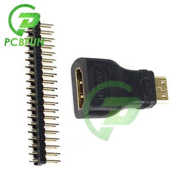 3 in1 jaoks Vaarika Pi Null Adapter Kit Mini HDMI HDMI adapter+Micro-USB-USB-Emane OTG Kaabel+20pin Mees GPIO Päise RRI 0