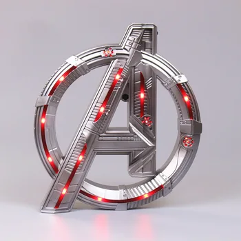 Marvel Avengers 4 Logo Valgustatud LED Baasi Joonis mänguasi Sünnipäeva kingitused