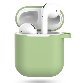 Pehmest Silikoonist Juhtudel Apple Airpods 1 2 karpi AirPods 2 1 Juhtmeta Bluetooth-Kõrvaklapp Katta Õhu kaunad 2 1 Kott Fundas