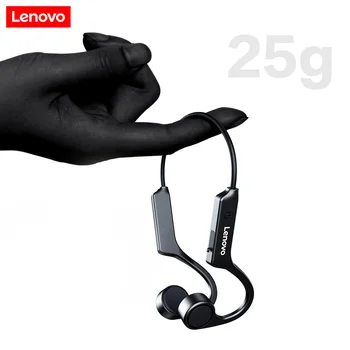 Lenovo X4 Luu Juhtivus Bluetooth-5.0 Sport Kõrvaklapid Veekindel Traadita Stereo Peakomplekt koos Mikrofoniga, Kõrva-konks Kõrvaklappide TWS