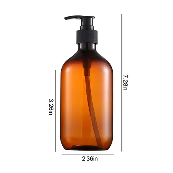 500ml Vannituba Kaasaskantav Seebi Dosaatorid Emulsioon Šampoon, dušigeel Omanik seebidosaator Tühi Vann Pump Pudel Kodus