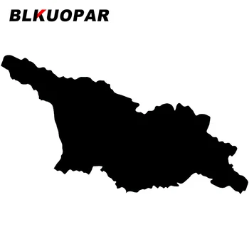 BLKUOPAR Gruusia Map Silhouette Auto Kleebised Moes Vinüül Kleebised Auto Wrap Campervan Veekindel Lumelaua Kriimustada-Tõend
