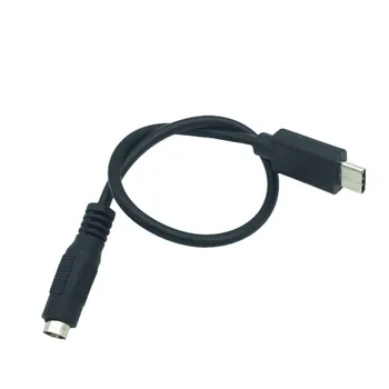 SM 5.5x2.1mm ja 3.5x1.35mm Naine Jack Tüüpi-C USB 3.1 Mees Plug Kaabel DC Pistik Adapter, DC C-Tüüpi Isane, 3A 0,2 M