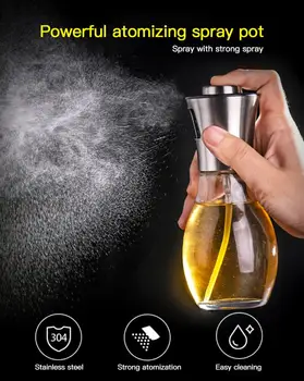 Käe Surve Õli Spray Pudel BBQ Küpsetamist Oliiviõli Spray Pudel Kaste Äädikas Spray Pudel veepump Lihakaste Paadid Grill Prits