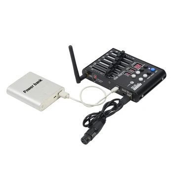 Pihuarvuti MINI Wireless DMX Konsooli Home Entertainment Mini DMX512 Etappi Valguse Mõju Töötleja Võib Võimsus, mida USB 5V Võimsust Pank