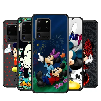 Disney Mickey Ja Minne Mood Samsung Lisa 20 10 8 9 M31S M60S M40 M30 M21 M20 M10 Ultra Pro Plus Black Telefoni Puhul