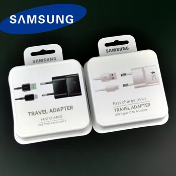 Algne A51 Samsung Kiire Laadija EU US 9V 1.67 Seina Reisi 2A Adapter Usb Type-C Kaabel Galaxy S9 S10 Plus Märkus 7 8 9 A50