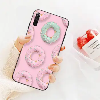 Maitsev Dessert Donut Kook Telefoni Puhul Redmi 9A 8A 7 6 6A Lisa 9 8 8T Pro Max Redmi 9 K20 K30 Pro Must Pehme TPU Juhul