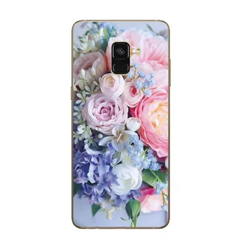 Juhtudel, Samsung Galaxy A8 2018 Juhul Samsung A8 A 8 Plus 2018 kuulu Pehme Silikoon TPÜ Telefoni Juhul Coque Capa Kaitseraua Kaitsekile