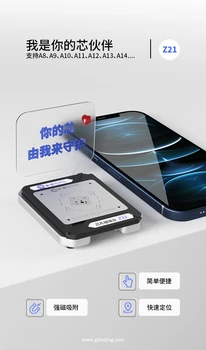 Mijing Z21 Universal CPU Reballing Šabloon Platvorm iPhone A8/A9/A10/A11/A12/A13/A14 IC Chip Istutamine Tina Mall Võistluskalendri