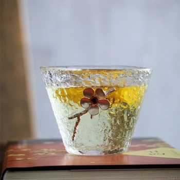 Jaapani Stiilis Veenvalt Klaas Väike Tee Degusteerimine Cup Tina Klaasi Ühe Tassi kuumakindel Kõrge Kvaliteediga Tee Set 1tk