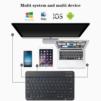 Samsung Galaxy Tab S6 Lite P610/P615 Tablett Juhul PU Nahast Kate Juhul + Juhtmeta Bluetooth-Klaviatuur + Vaba Pliiats