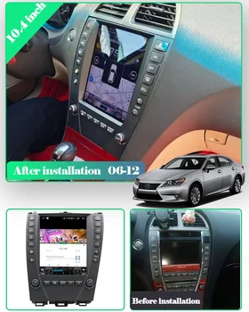 Lexus ES200 ES240 ES300 ES350 ES300H 06-12 Auto Intelligentne Multimeedia Video Mängija, Raadio Navigatsiooni GPS Android10.0 4G Väljaanne